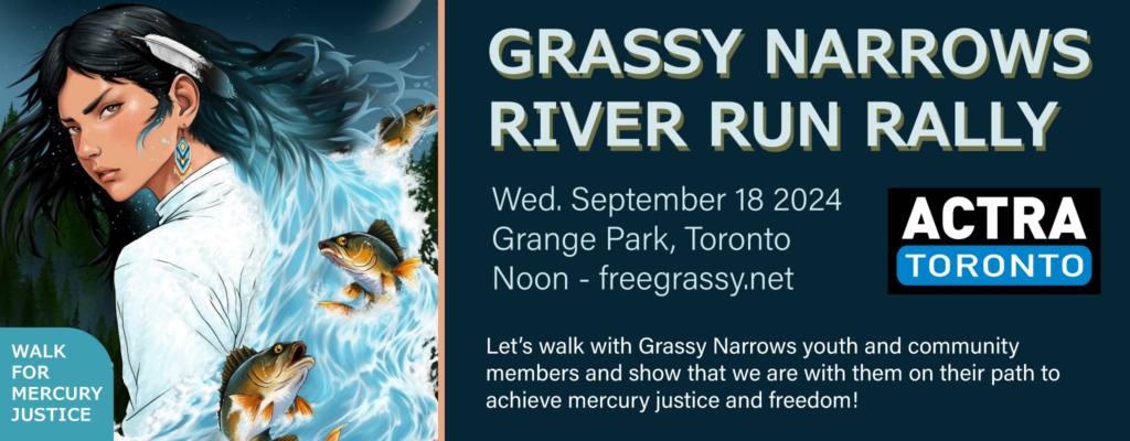 Grassy Narrows River Run Rally for Mercury Justice banner image