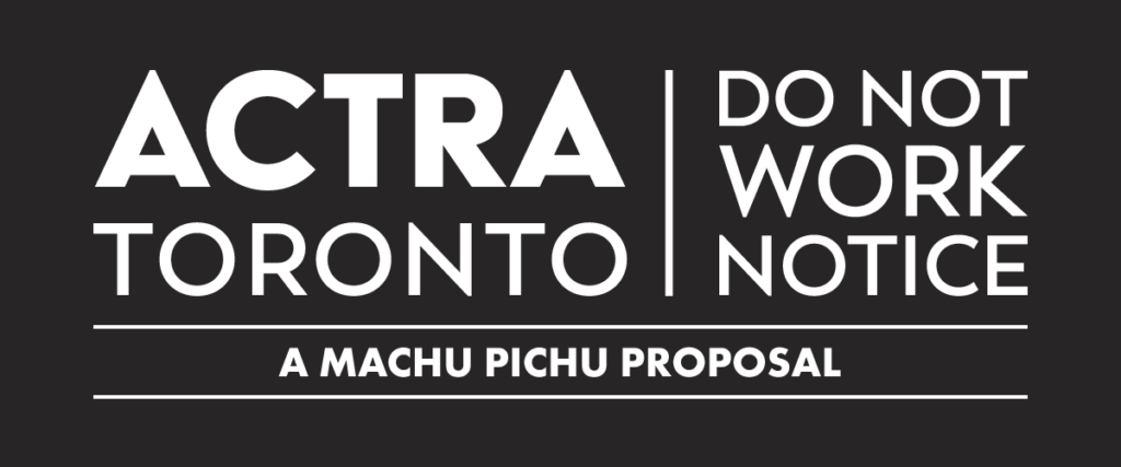 BANNER_DO NOT WORK NOTICE: A MACHU PICHU PROPOSAL